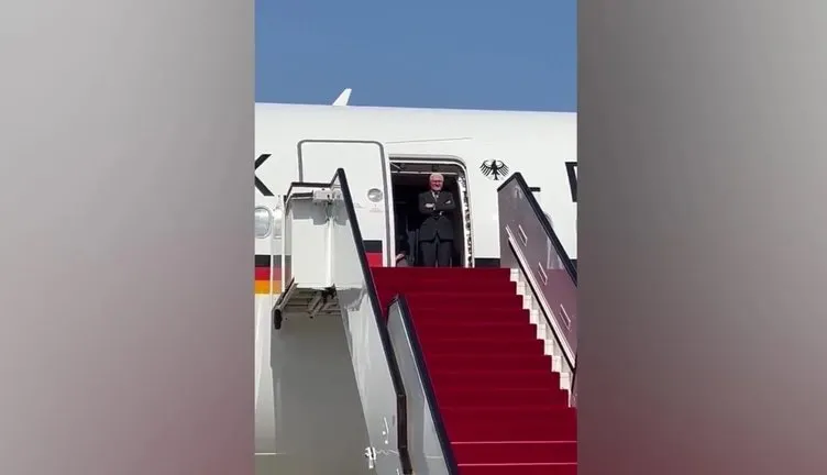 İsrail destekçisi Almanya Cumhurbaşkanı’na Katar şoku: Yarım saat merdiven başında bekledi, kimse gelmedi!