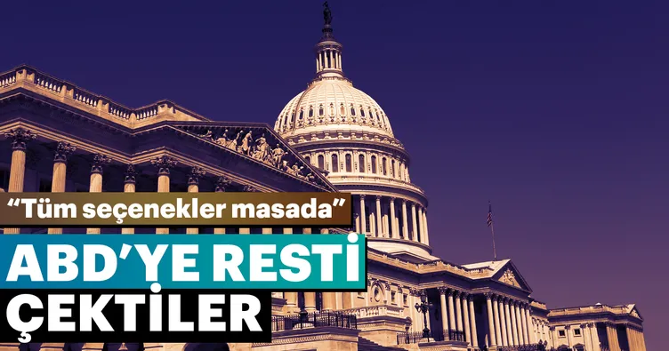 ABD’ye resti çektiler