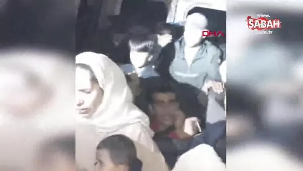 Tekirdağ'da, minibüste 28 kaçak göçmen yakalandı | Video