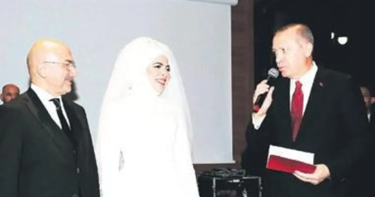 Evlilik cüzdanı Erdoğan’dan