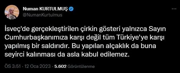 Böyle mi NATO'ya girecekler? İsveç'in başkentinde alçak eylem! PKK sempatizanları Başkan Erdoğan'ın maketini astı