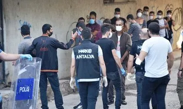 Antalya’da 100 polisle uyuşturucu operasyonu