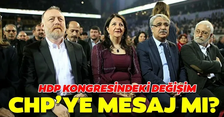 Son dakika: HDP’deki koltuk değişimi CHP’ye mesaj mı?