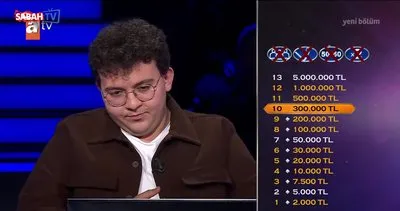 Kim Milyoner Olmak İster’de yarışmacı 1 milyon TL’lik soruyu açtıracaktı! İşte 500 bin TL’lik o soru