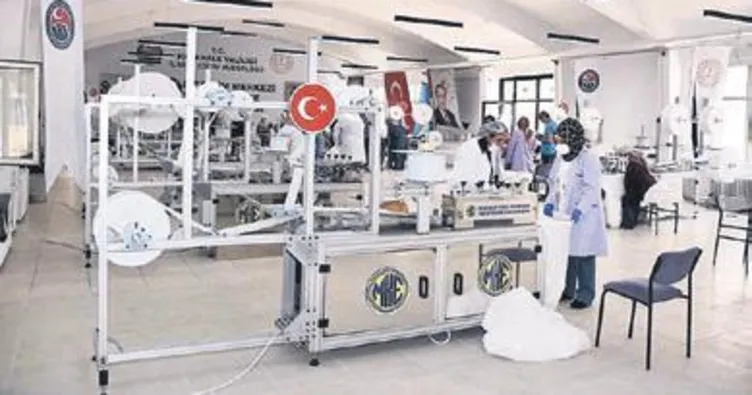 Ayda 45 milyon maske üretilecek