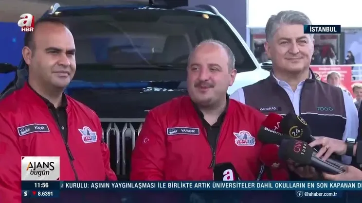 Bakan Varank'tan TEKNOFEST'te TOGG standında önemli açıklamalar