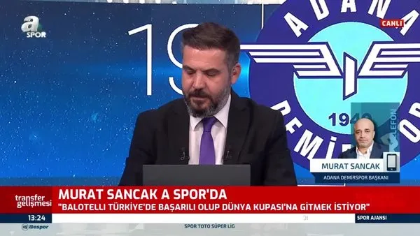 Son dakika! Balotelli, çarşamba günü Adana'ya geliyor! Başkan Murat Sancak açıkladı