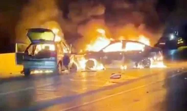 Kaza sonucu otomobilinde yanarak hayatını kaybbetti #burdur