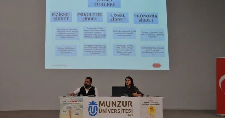 Munzur Üniversitesi’nde 25 Kasım semineri