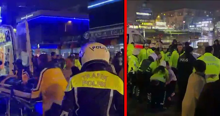 Çekmeköy savaş alanına döndü: Önce polis otosuna çarptı sonra yakınlarıyla polislere saldırdı! İşte o anlar