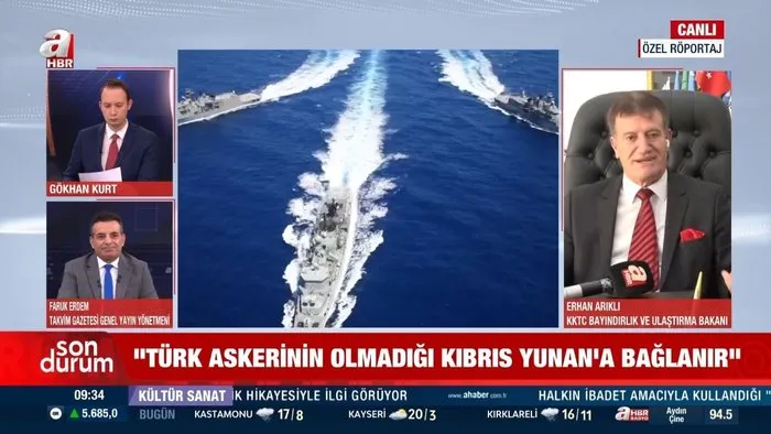 KKTC Ulaştırma Bakanı Arıklı: Türk askerinin olmadığı Kıbrıs Yunan’a bağlı kalır