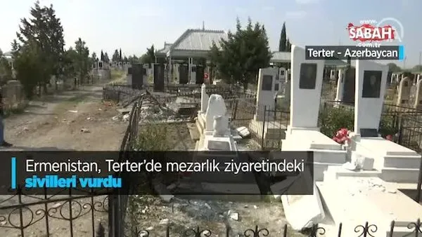 Ermenistan, Terter'de mezarlık ziyaretindeki sivilleri vurdu: 3 ölü, 3 yaralı | Video