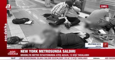 Son Dakika: New York metrosunda saldırı! Ölü ve yaralılar var! İşte Metronun içinden ilk görüntüler... | Video