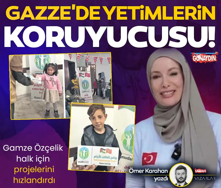 Gazze’deki yetim çocuklara elini uzattı