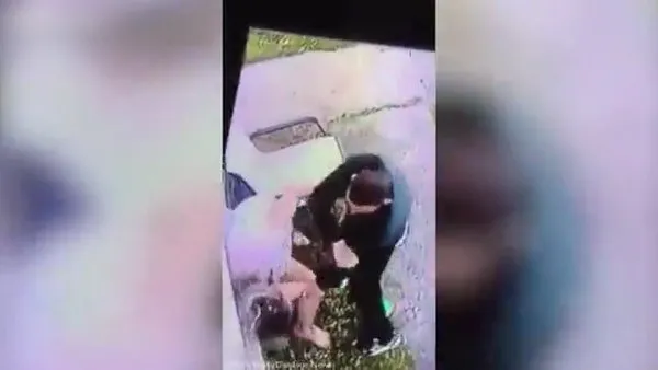 Sokak ortasında yaşanan iğrenç olay güvenlik kamerasına böyle yansıdı