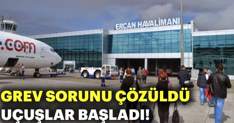 Ercan Havalimanı’nda uçuşlar yeniden başladı