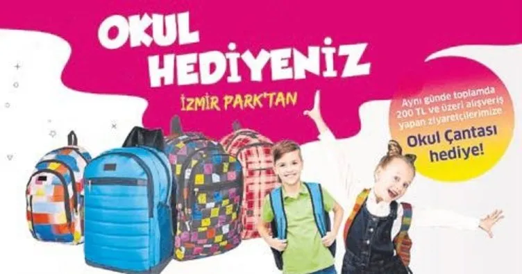 İzmir Park’tan çanta hediyesi
