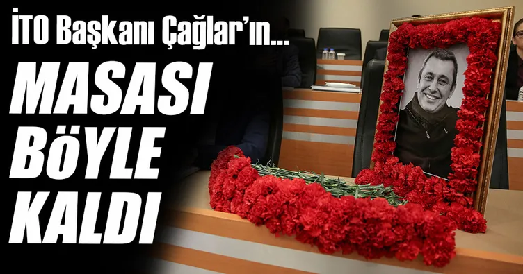 İTO Meclisi İbrahim Çağlar’ı andı