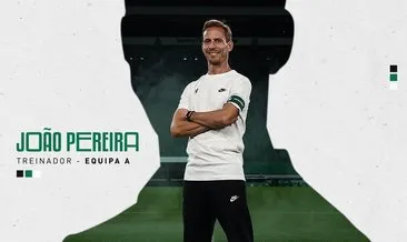 Sporting artık Joao Pereira’ya emanet