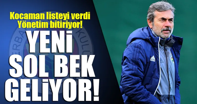 Aykut Kocaman sol bek için 2 isim verdi!