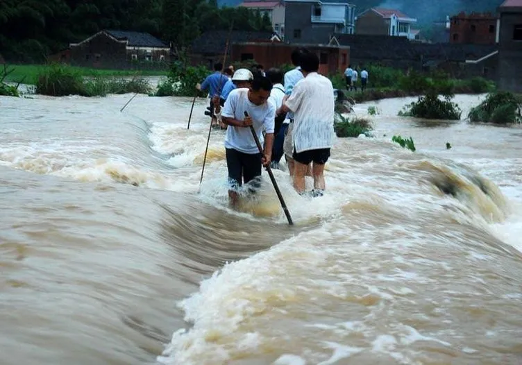 Çin’de sel felaketi