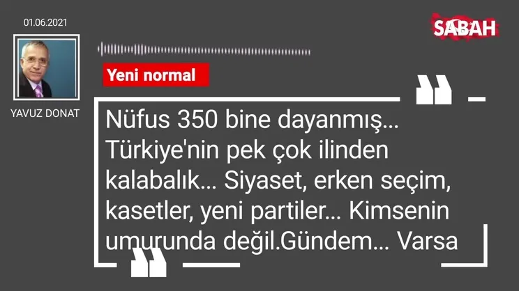Yavuz Donat | Yeni normal