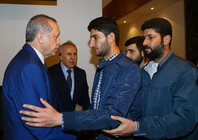 Cumhurbaşkanı Erdoğan Suriyeli Aya ve Ahmed’in babası ile görüştü