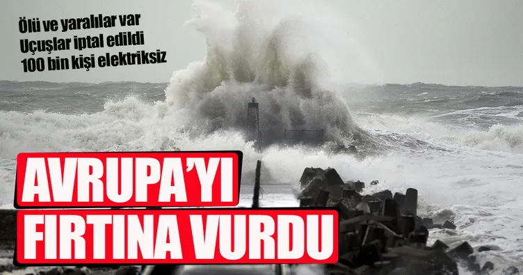 Avrupa’da fırtına alarmı