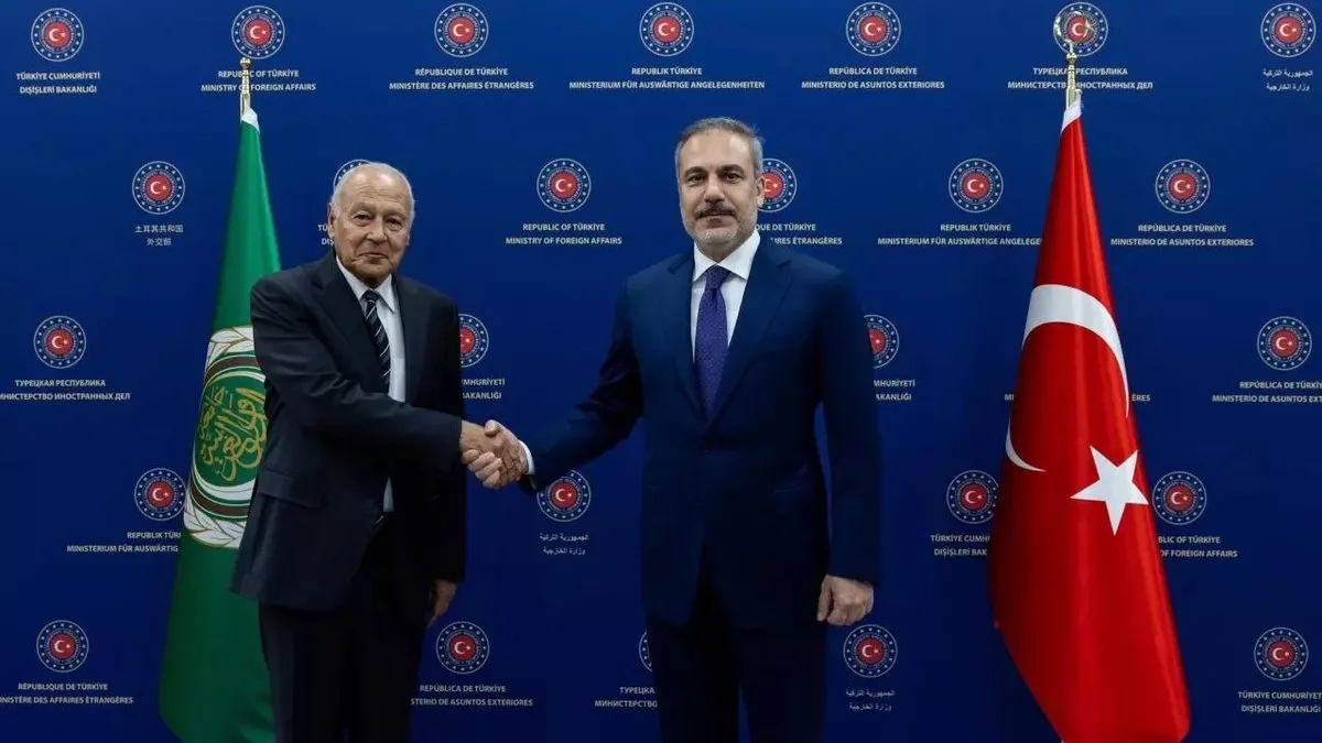 Bakan Fidan, Arap Birliği Genel Sekreteri Ebu Gayt ile görüştü Bakan Fidan, Arap Birliği Genel Sekreteri Ebu Gayt ile görüştü
