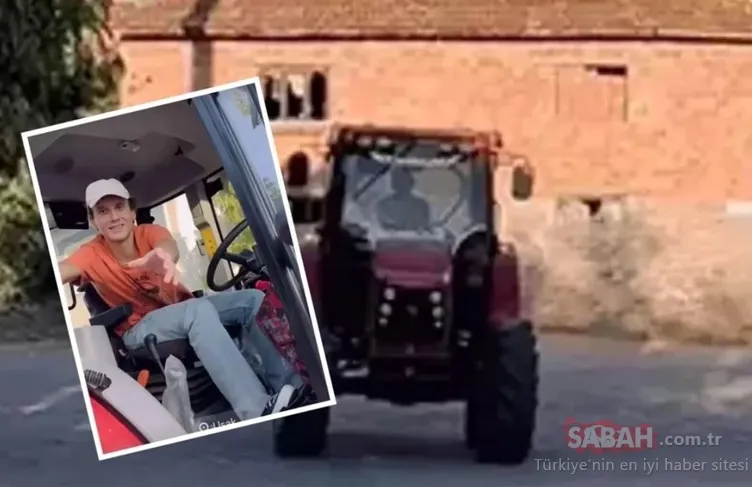 Şarkıcı Edis köyünün sokaklarında traktör kullandı! Memleketlisinden Edis’e Ne iyi ettin de geldin