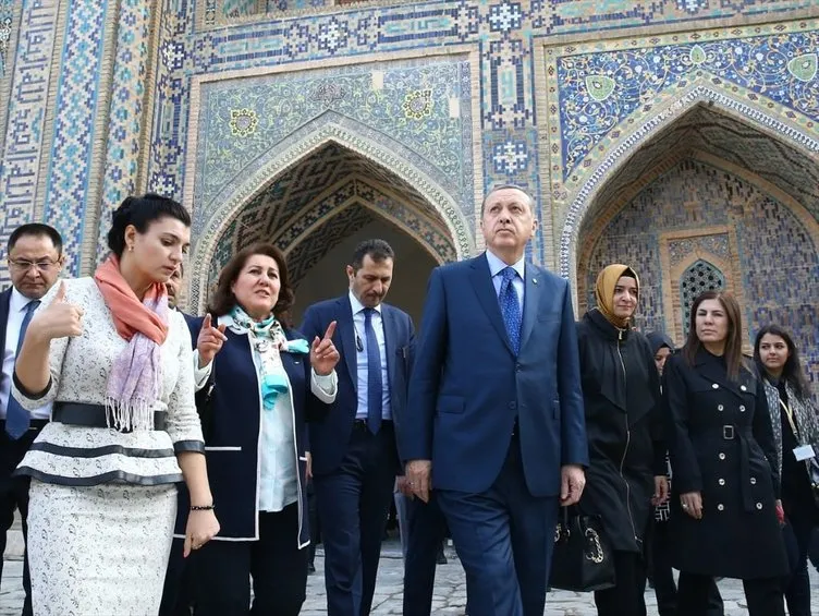 Erdoğan İmam Buhari’nin kabrini ziyaret etti