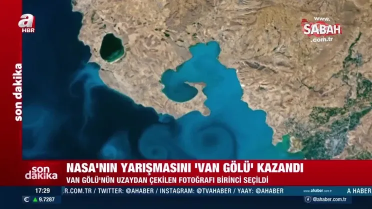 Son dakika: NASA yarışmasını Van Gölü kazandı | Video