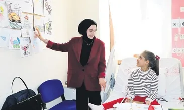 Diyaliz yatağı okul sırası oldu