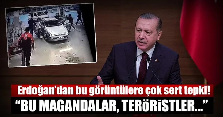 Cumhurbaşkanı Erdoğan'dan Ankara'da gazilere yapılan saldırıya sert tepki