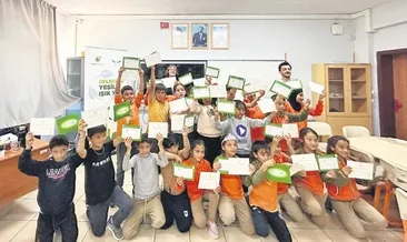 Çocuklar geleceğe yeşil ışık yakıyor