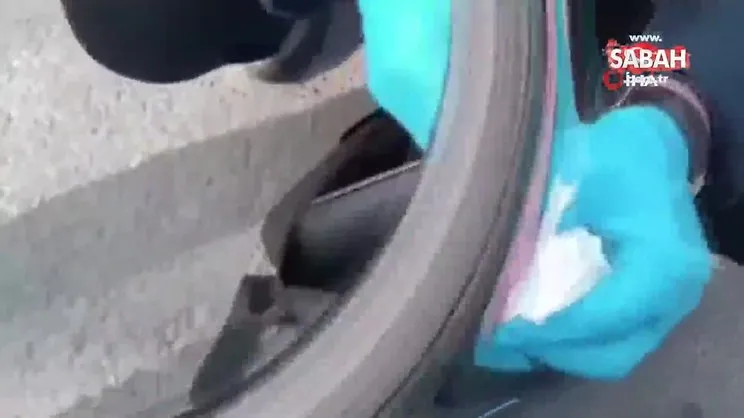 Ses sisteminden 2 buçuk milyon TL'lik uyuşturucu çıktı | Video