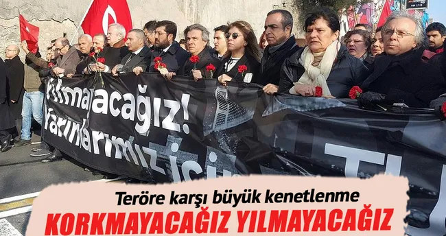 Korkmayacağız sinmeyeceğiz