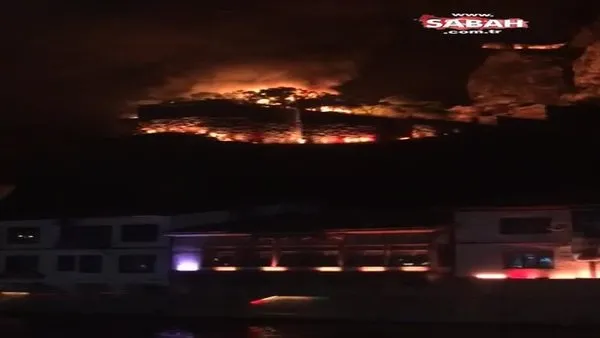 Amasya’da tarihi Kızlar Sarayı’nda yangın | Video