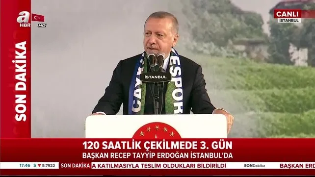Başkan Erdoğan, Rize Günleri programında konuştu