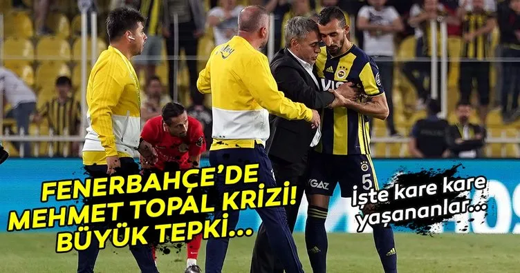 Fenerbahçe - Antalyaspor maçında Mehmet Topal krizi!