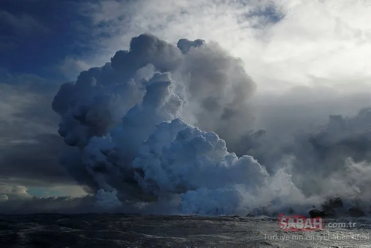 Hawai’deki volkanik patlama böyle görüntülendi