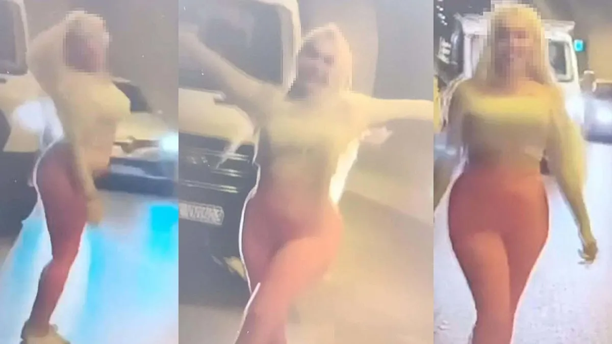 Türkiye bu görüntüleri konuşuyor! Trafikte kadını o halde görenler şaştı kaldı: Önce yürüdü sonra dans etmeye başladı!