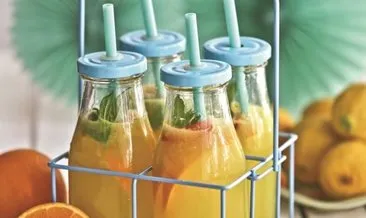 Turunçgillerin muhteşem uyumu portakallı limonata tarifi: Portakallı limonata nasıl yapılır?