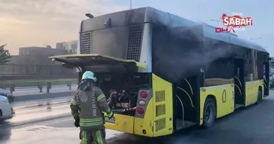 Son Dakika: Sarıyer’de İETT otobüsünde yangın | Video