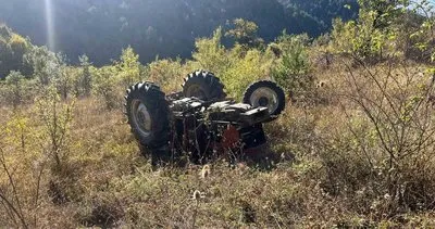Kastamonu’da traktör devrildi: 1’i ağır 2 yaralı