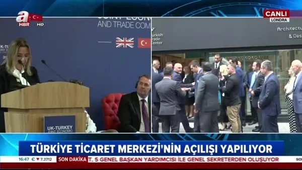 Ticaret Bakanı Ruhsar Pekcan, Londra'da Türkiye Ticaret Merkezi'nin açılışını yaptı