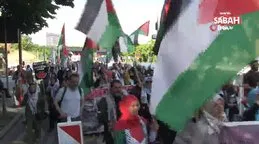 Berlin’de Filistin’e destek yürüyüşü: Çok sayıda kişiye gözaltı