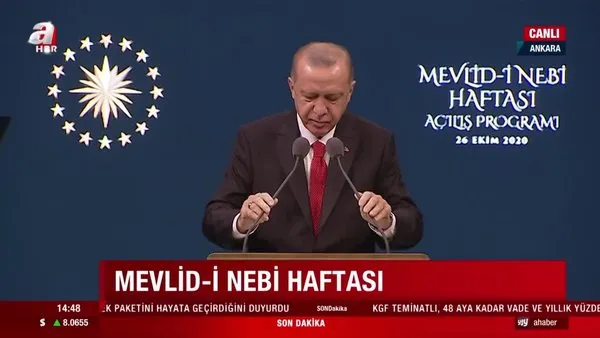 Başkan Erdoğan'dan Mevlid-i Nebi Haftası Açılış Programı'nda önemli açıklamalar | Video