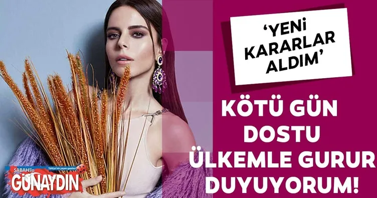 Simge Sağın: Ülkemle gurur duyuyorum