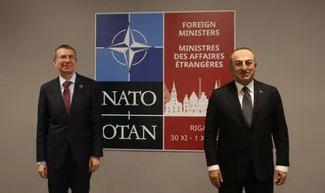 Dışişleri Bakanı Çavuşoğlu, Letonyalı mevkidaşıyla bir araya geldi
